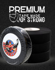 black hockey tape