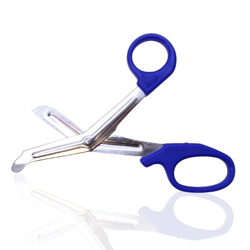 Blue hockey tape scissors