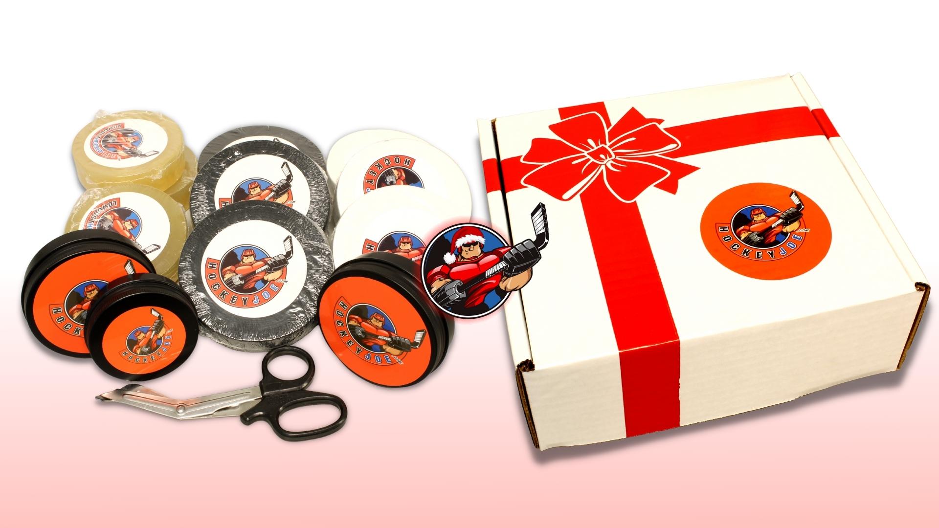 Hockey Joe's holiday gift box for hockey players