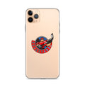 Hockey Joe clear case for iPhone 11 Pro Max — original logo shown on phone; phone not included