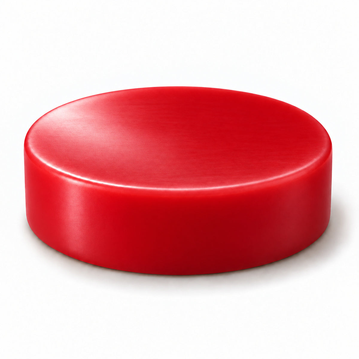 Hockey Joe cherry hockey stick wax puck on a white background