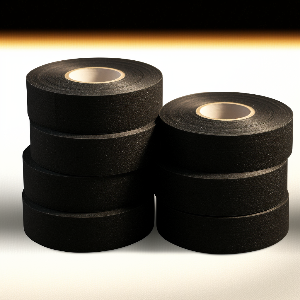 Premium Black Cloth Pro Hockey Tape