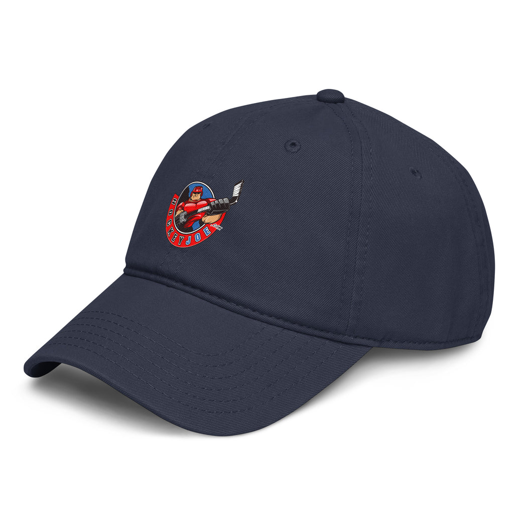 Hockey Joe Classic Cap in Navy — left front angle